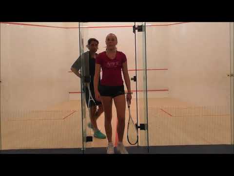 Game 1: Coach Jago Nardelli & Squash Player Margot Prow
