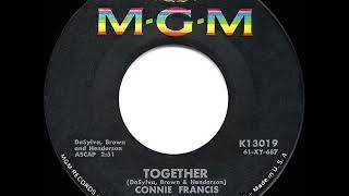 1961 HITS ARCHIVE: Together - Connie Francis (hit 45 single version)