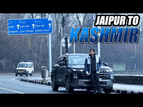 Kashmir by Road ❄️ | Dense Fog 😨 Zero Visibility | Jaipur to Srinagar