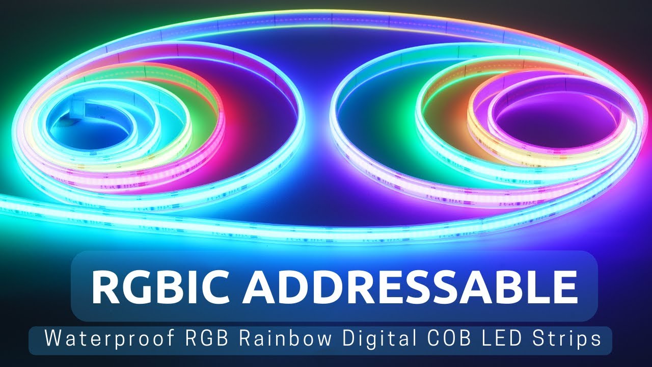 Addressable RGB COB Waterproof led strips WS2811