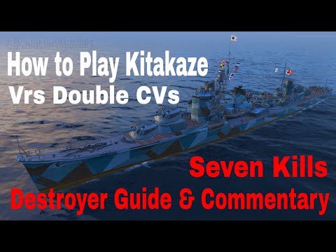 Guide How to Play Destroyers Japanese Kitakaze Wows World of Warships