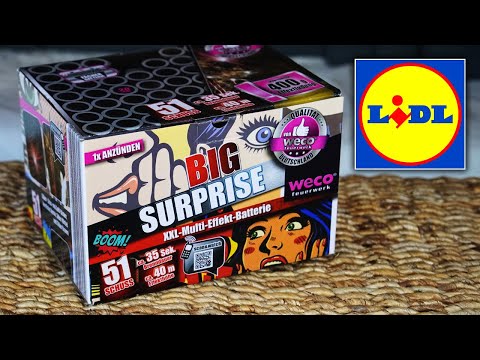 Big Surprise from Lidl🔥| Weco Fireworks Battery New Year's Eve 2025/2026