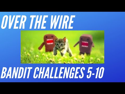 Over The Wire Bandit Wargame Levels 5-10 Tutorial and Walkthrough