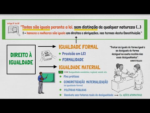DIREITO À IGUALDADE | Direitos Fundamentais | DIREITO CONSTITUCIONAL