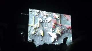Pharao Chromium live + Lasal visuals at Krake Festival 2013-08-05