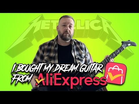 I bought my dream guitar from AliExpress! Chibson Review - ESP Explorer James Hetfield of Metallica