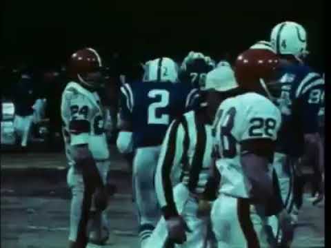 Baltimore Colts Beats Cleveland Browns 34-0 1968 NFL Championship Game December 29, 1968