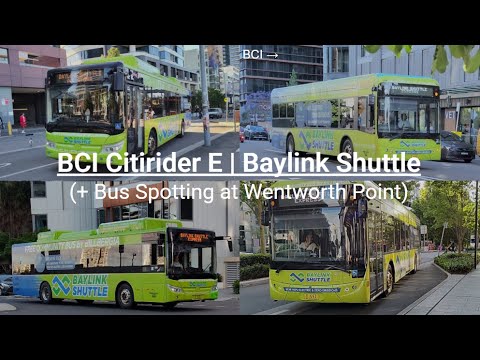 Punchbowl Bus Co | Baylink Shuttle | BCI Citirider E Review | m/o 693 (+ Wentworth Pt Bus Spotting)
