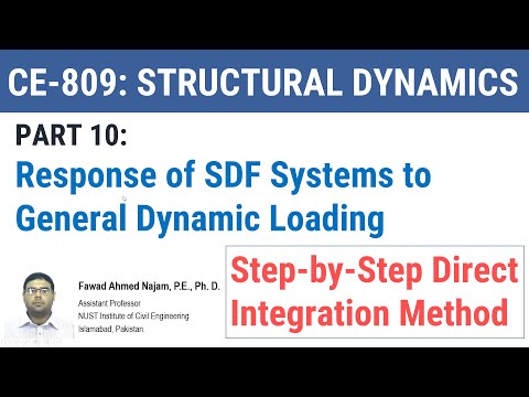 10 - Response of SDF Systems to General Dynamic Loading - Step-by-step Direct Integration Method