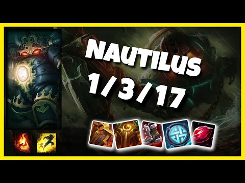 Nautilus Support 10.25 Challenger Gameplay Replay - S11 (1/3/17) - EU