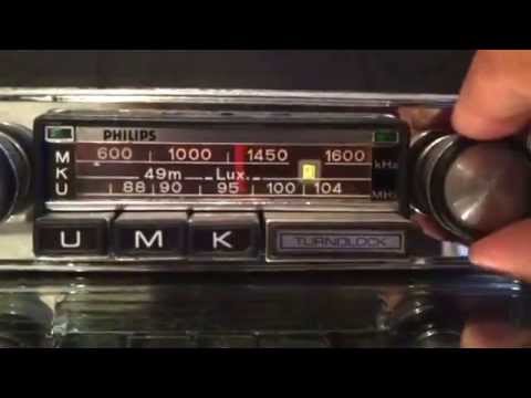 Chromelondon.com PHILIPS SPYDER DELUXE TURNOLOCK VINTAGE CHROME FM SW RADIO WITH MP3 and WARRANTY