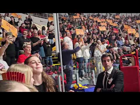PalaTiziano, Roma vince la Coppa Cev Challenge ❤️💛🐺