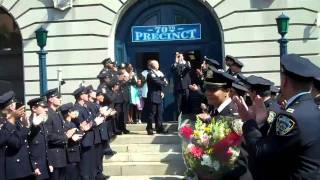 NYPD SALUTE TO OUTGOING DEPUTY INSPECTOR RALPH MOTEFORTE 70 PCT