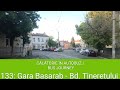 BUS JOURNEY TIMELAPSE STB Bucureşti Bucharest 133 Gara Basarab Bd Tineretului