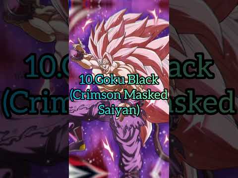 Top 15 Strongest Super Dragon Ball Heroes Charaters #anime  #dbsh #dbs #shorts