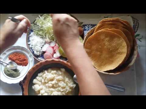 Como hacer pozole de pollo | Como preparar pozole