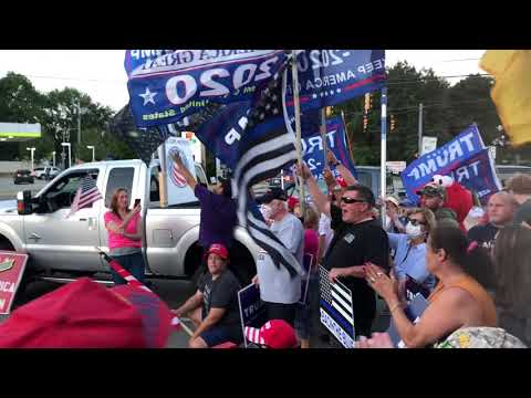 Back The Blue & Trump Rally - Somerset MA - Aug. 17, 2020
