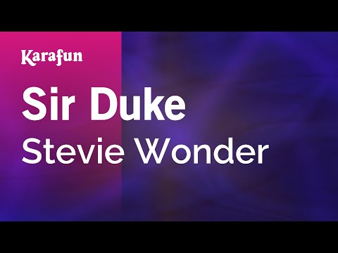 Sir Duke - Stevie Wonder | Karaoke Version | KaraFun