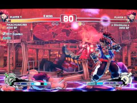 SSFIV ENDLESS BATTLE MATCH JR RODRIGUEZ ( AKUMA ) VS o ShinAkuma o ( AKUMA ) ON XBOX 360 GAME 11