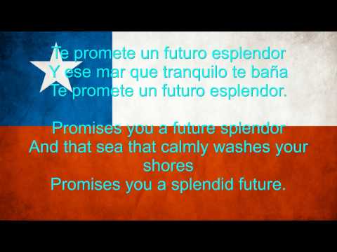 Chile National anthem English lyrics
