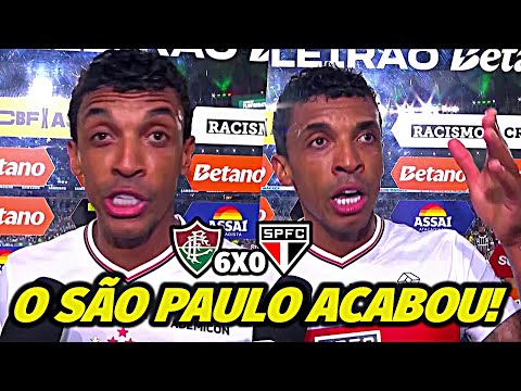 🤬 REVOLTADO! LUIZ GUSTAVO SAIU XINGANDO TUDO APÓS GOLEADA HISTÓRICA! Fluminense 6x0 São Paulo