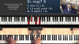 Tuesday Heartbreak (by Stevie Wonder) - Piano Tutorial
