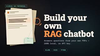 RAG From Scratch: Build a 100% Local AI Chatbot (No API Key)