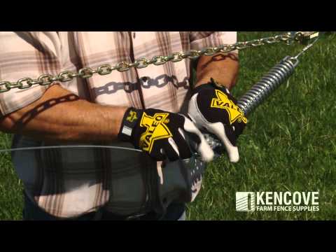 How to Tension Fence Wire With a Wire Tightener and...