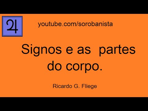 🌍Signos e as partes do corpo.