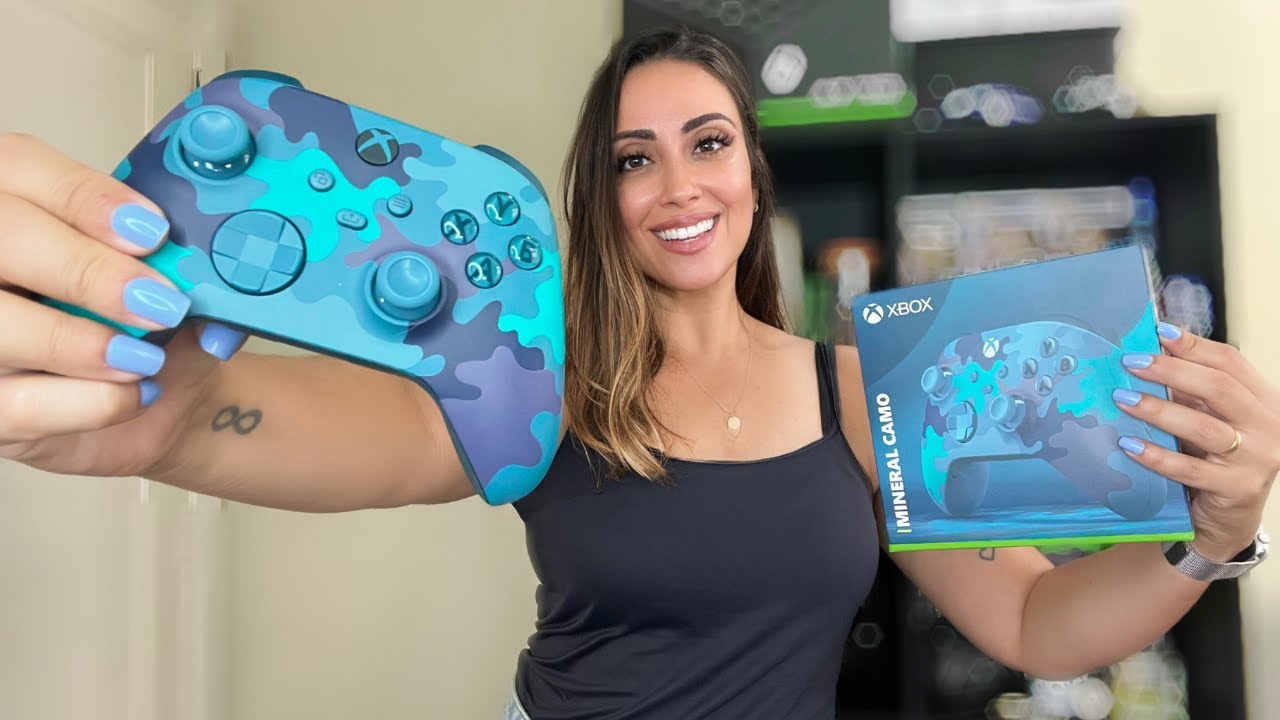 UNBOXING CONTROLE XBOX SERIES S / X MINERAL CAMO