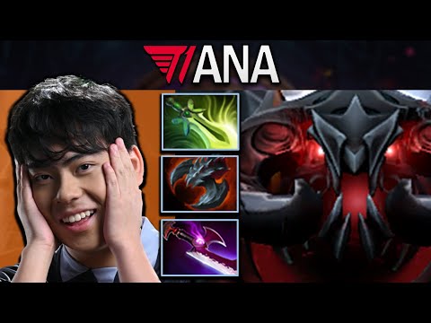 Shadow Fiend Dota 2 7.32 Gameplay T1.Ana with Carry Build and Butterfly #dota2 #dota2gameplay