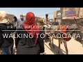 4K Virtual POV walking tour of Cairo. Walking to Saqqara.