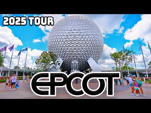 EPCOT 2025 - Walkthrough & Rides at Walt Disney World [4K]