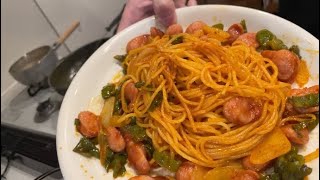 今日の材料 - わんぱくナポリタンを作る配信【料理配信】