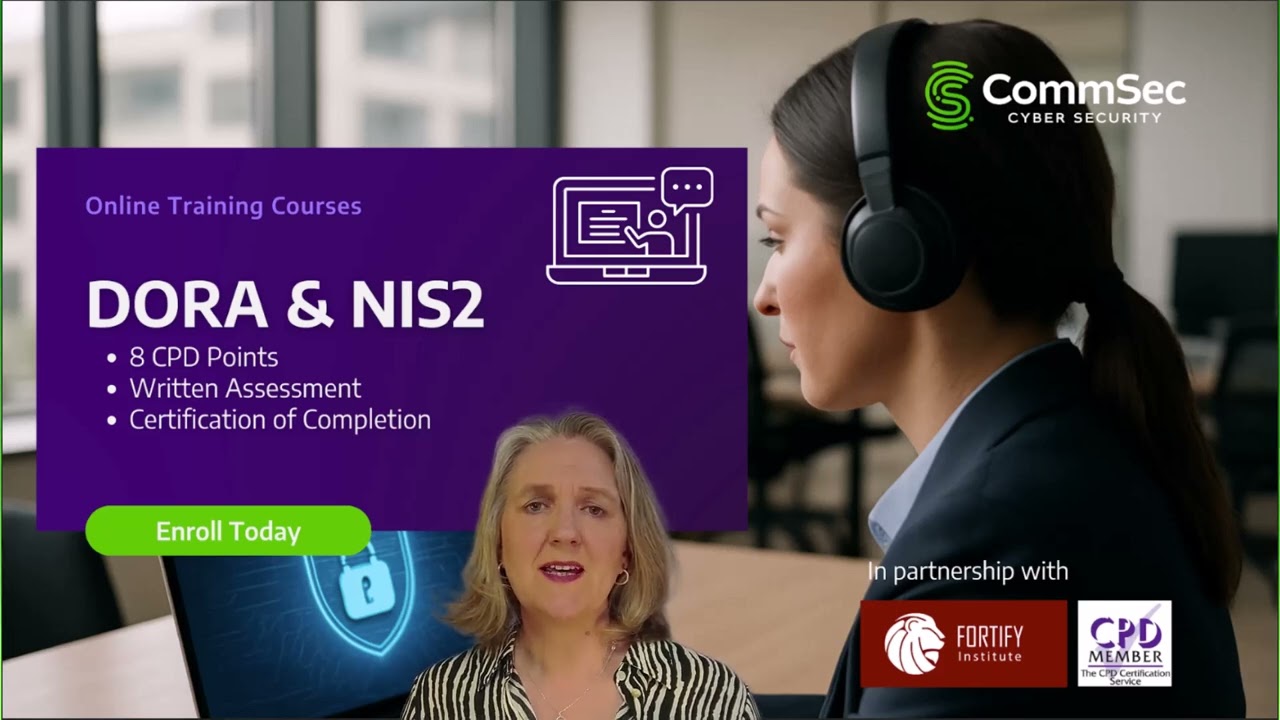 NIS2 and DORA Online Executive Training