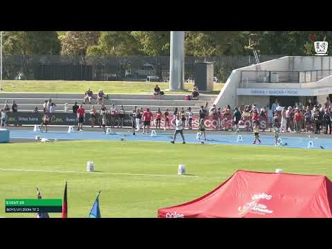 Boys U11 200m Timed Final 2: 2022/23 State Track and Field Championships