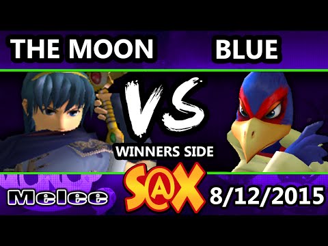 S@X - CT | The Moon (Marth) Vs. Blue (Falco) SSBM Tournament - Smash Melee
