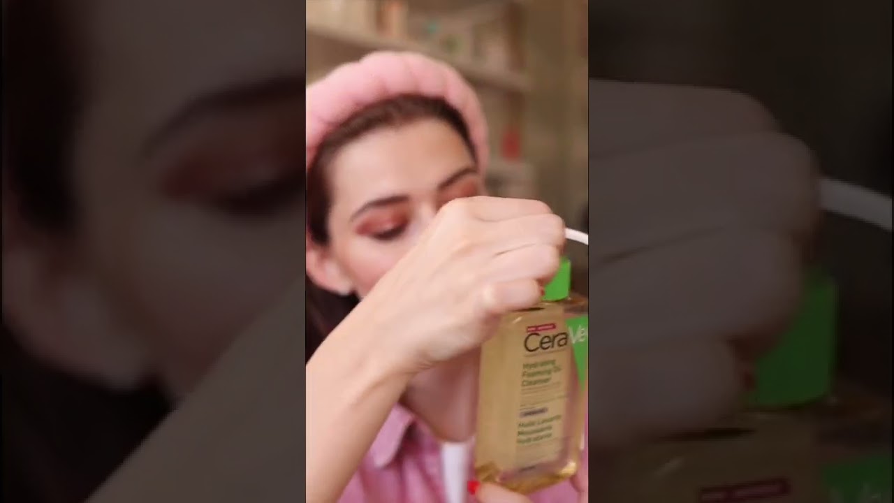 Testing a Cerave cleansing oil!