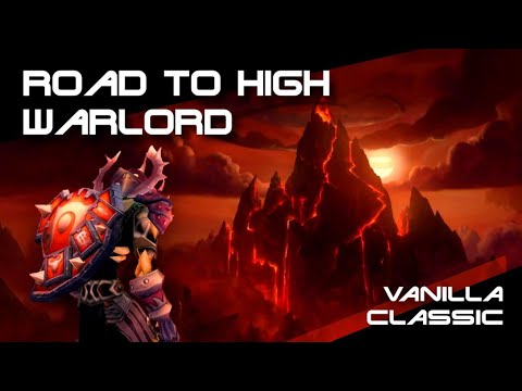 Rank 14 High Warlord Arms Warrior Vanilla/Classic WoW