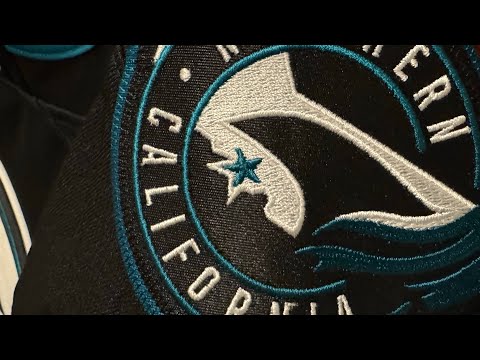 New Adidas Primegreen San Jose Sharks “Cali-Fin” Jersey