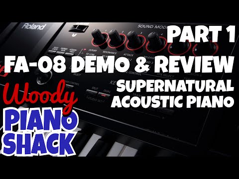 Roland FA-06/08 Demo & Review Part 01 - SuperNATURAL Acoustic Piano