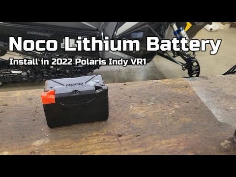 Noco Lithium Battery - Polaris Matryx Indy VR1