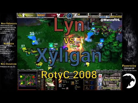 Warcraft 3: Lyn [ORC] vs XyLigan [HU] - RotyC 2008 | Historical Highlights
