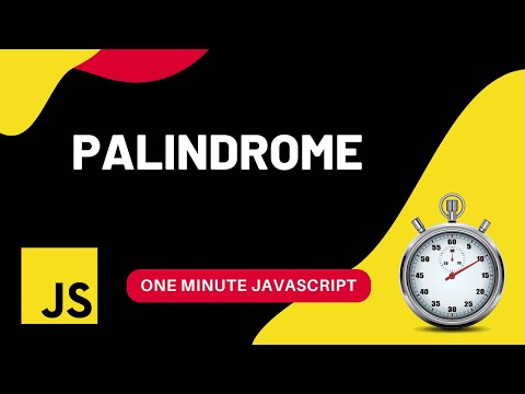 Javascript Interview Question Check If A String Is Palindrome Programming Code