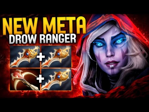 1 Shot Drow Ranger x3 Divine Rapiers🔥🔥🔥Mega Creeps Comeback 43 Kills | Dota 2 Gameplay