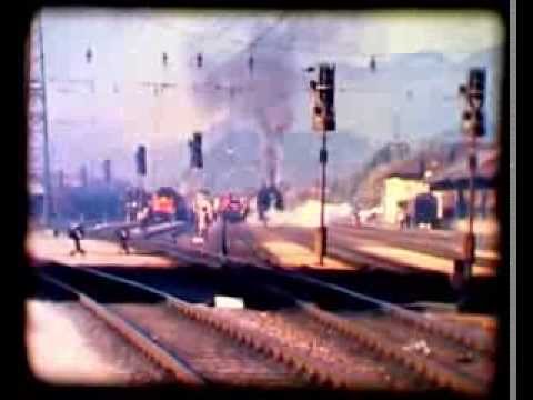 Arlbergbahn 1985, mit der ÖBB 52.3879 und Nostalgie Orient-Express von Bludenz nach Langen a/Arlberg
