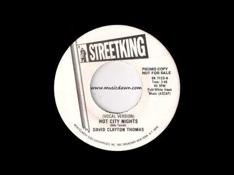 David Clayton Thomas - Hot City Nights [Streetking] 1984 Modern Soul Boogie 45 Video