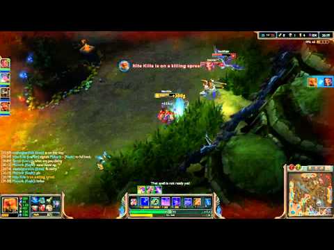 Lee Sin, Jungle, 1 and a half v 5, double snipe and escape