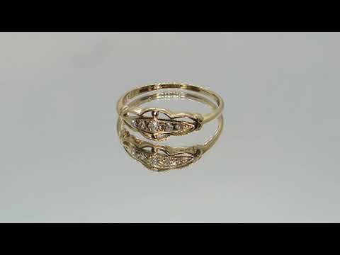 Antique Edwardian Diamond Five Stone Ring - Amberjill