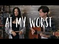 At My Worst Pink Sweat Vocal And Acoustic Guitar Cover Ft Renee Foy